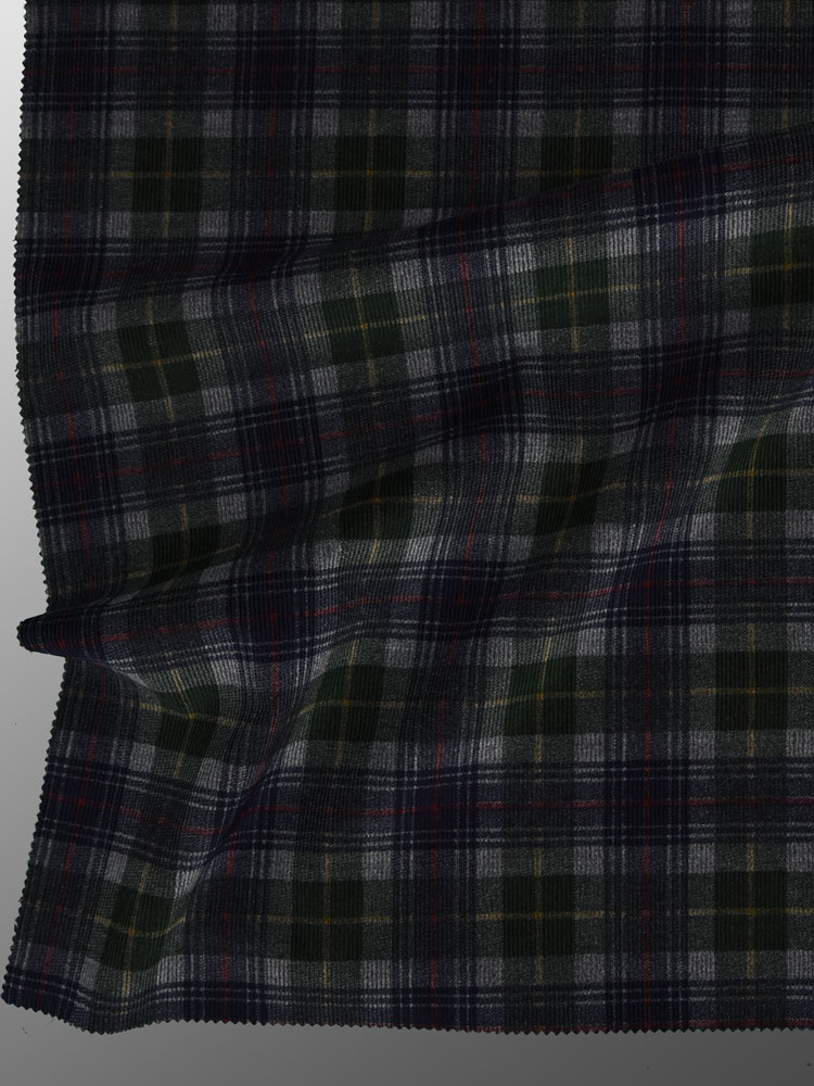 VELVET TARTAN MOULINE' - W74 02D LV