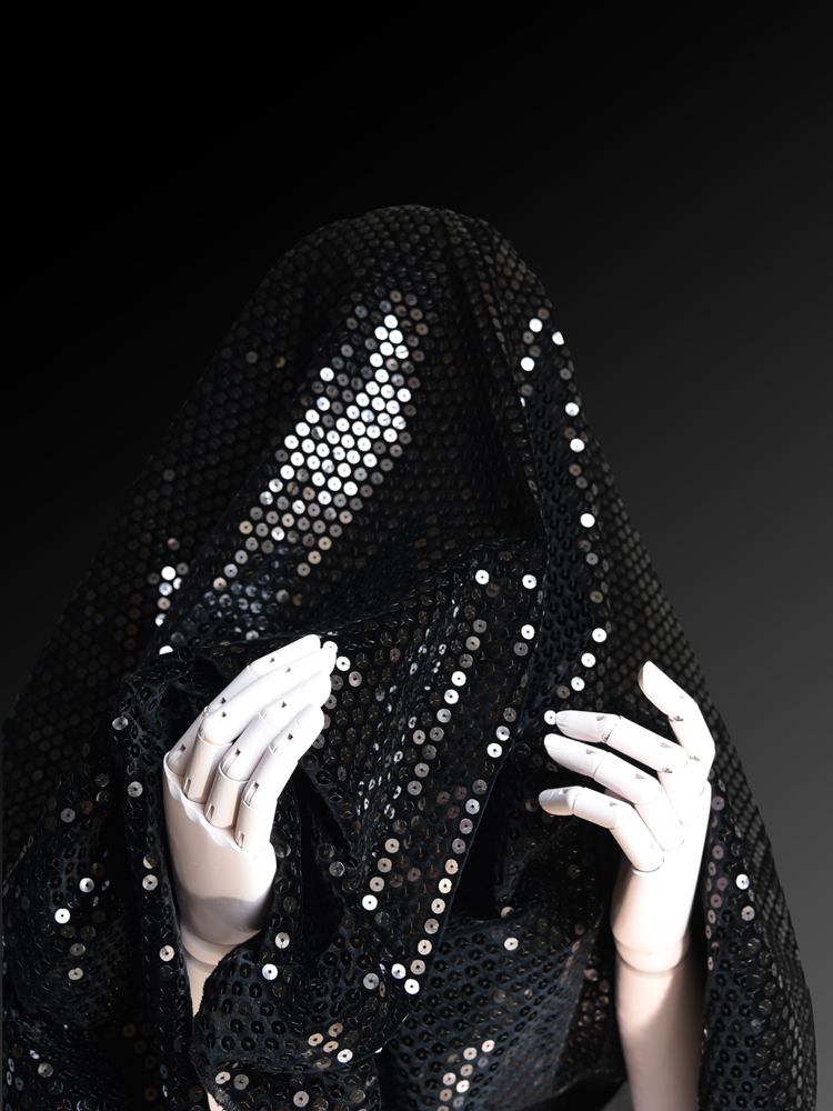 VELVET PAILLETTES EVENING - 700 R66 N0