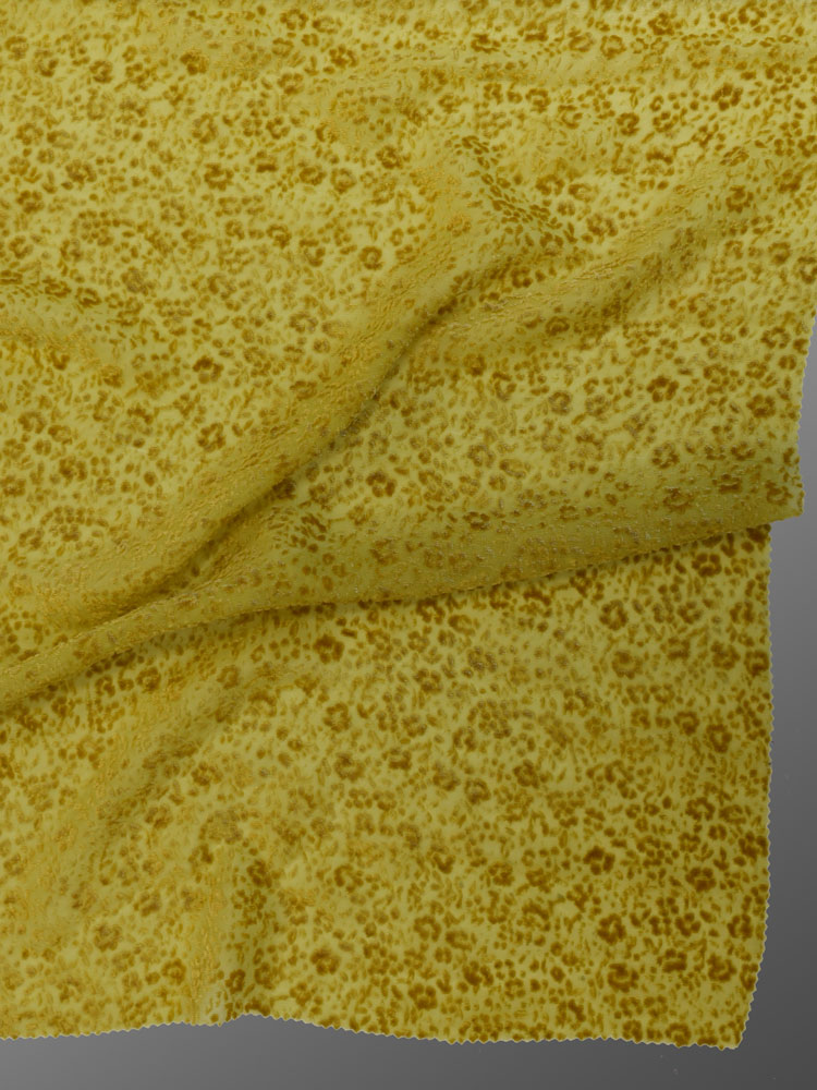 SILK VELVET FLOWER DEVORE' - L31 U45 LV