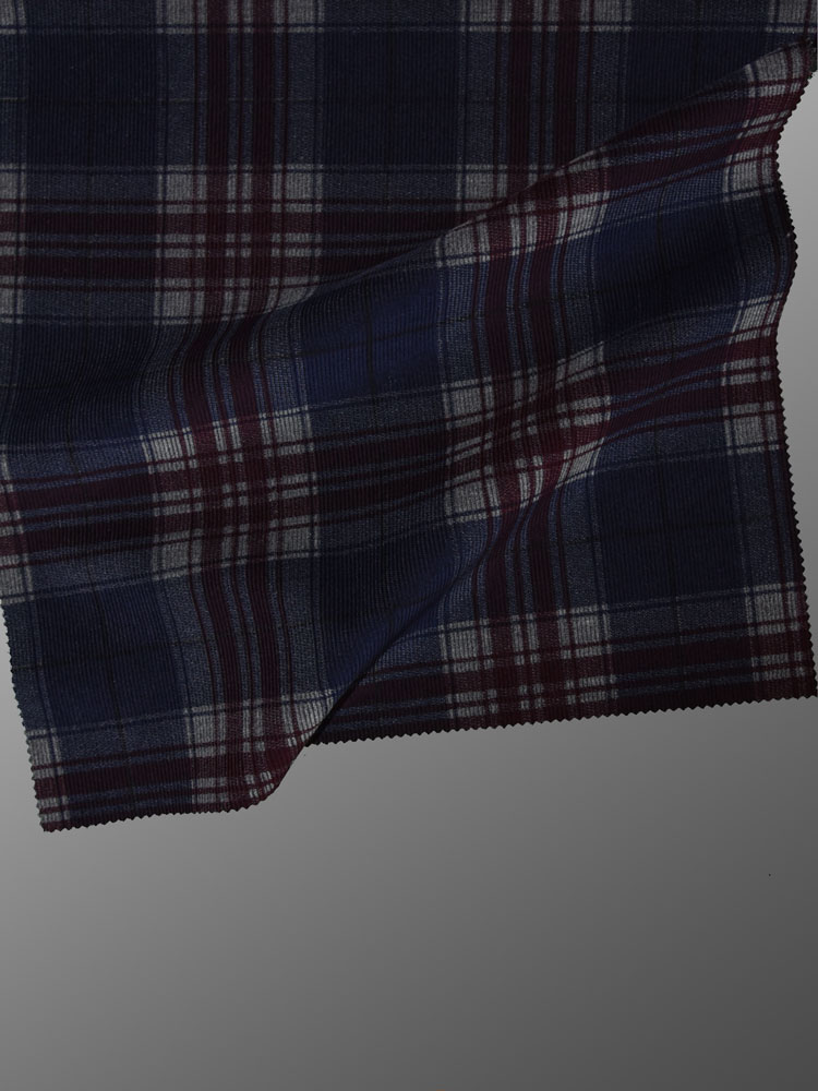 VELVET TARTAN MOULINE' - W74 521 LV