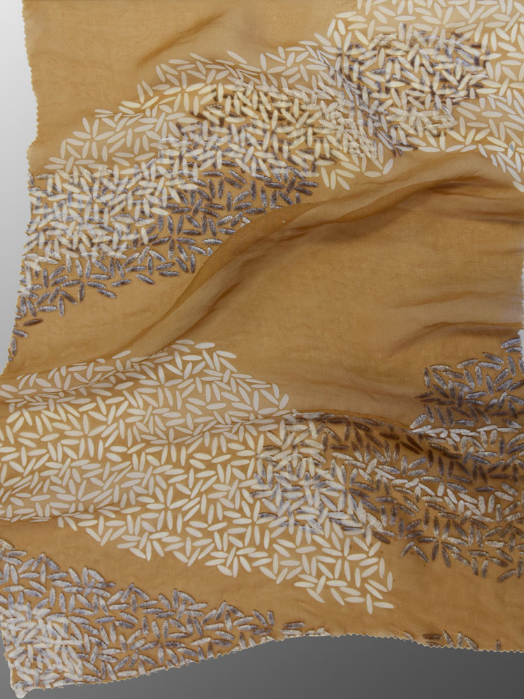 SILK VELVET FOLIAGE DEVORE' - L31 DH6 LV