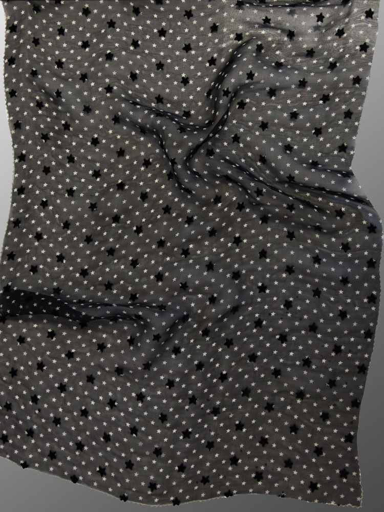 SILK VELVET STARS DEVORE' - L31 DH2 LV