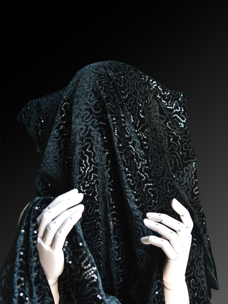 VELVET PAILLETTES EVENING - L31 R64 LV