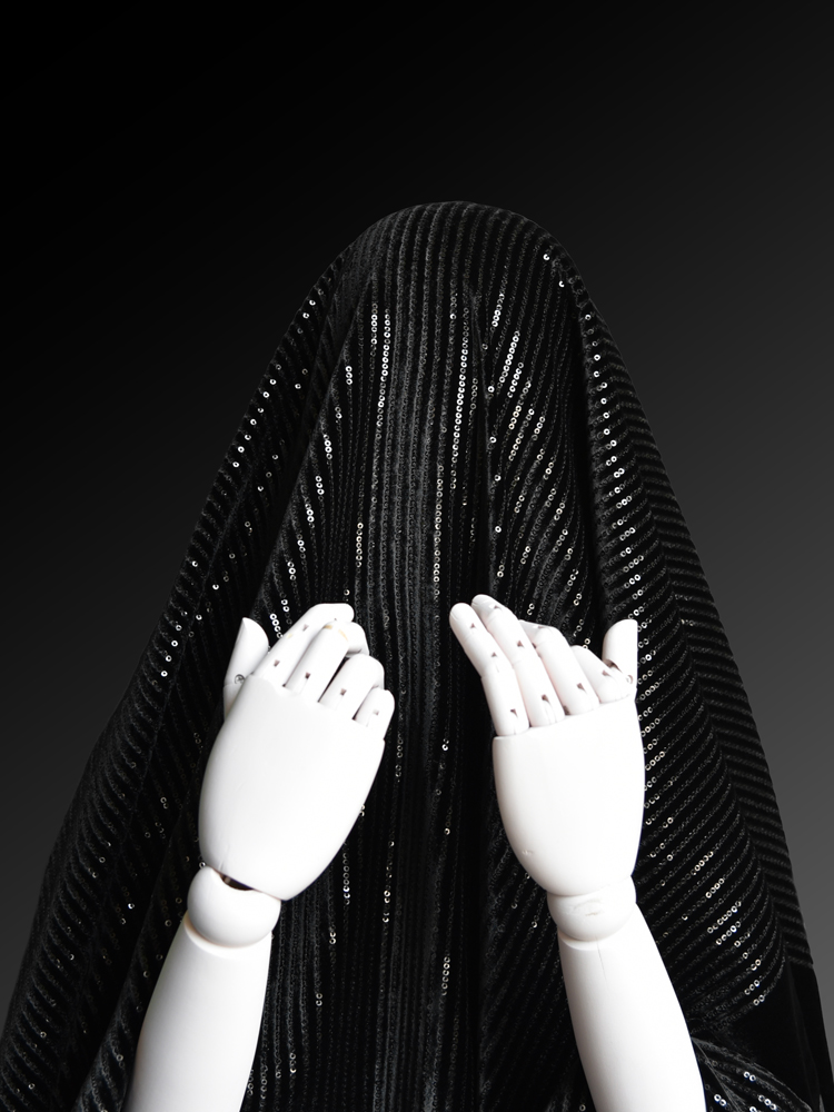 VELVET PAILLETTES EVENING - L31 R65 LV