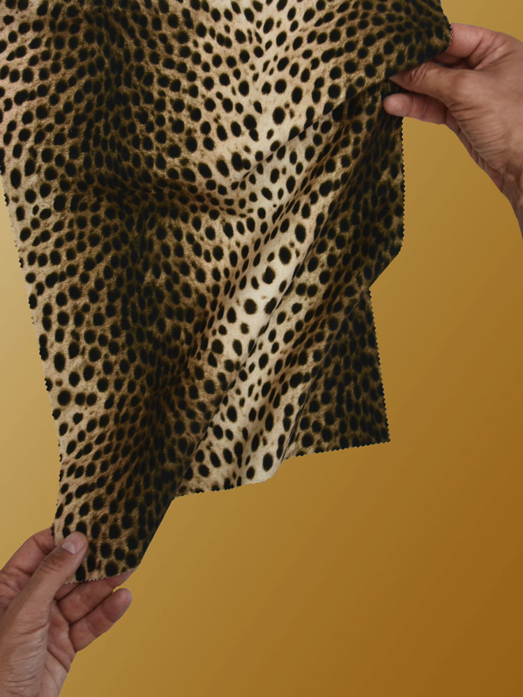 VELVET MOLESKIN ANIMALIER - 140 AW8 LV