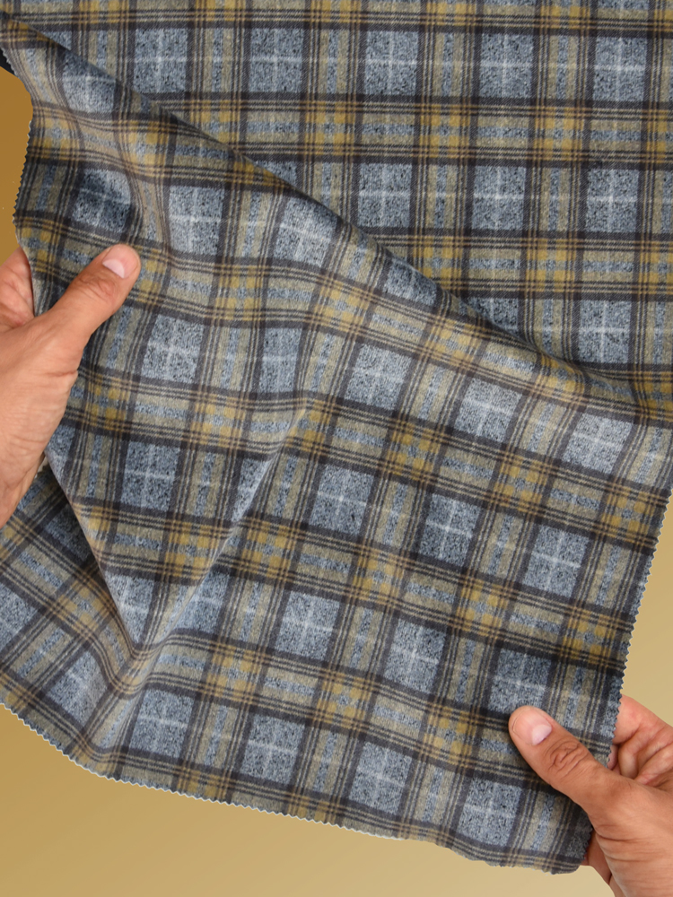 VELVET CHECK FLANEL - 424 AX8 LG