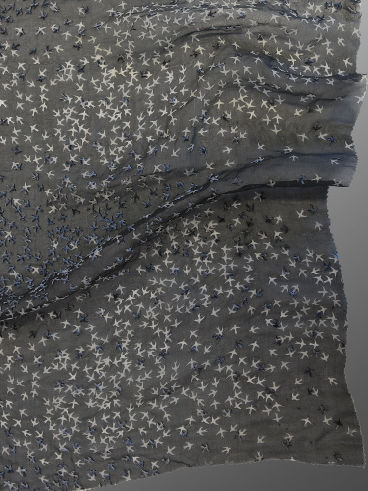 SILK VELVET FOLIAGE DEVORE' - L31 DH4 LV