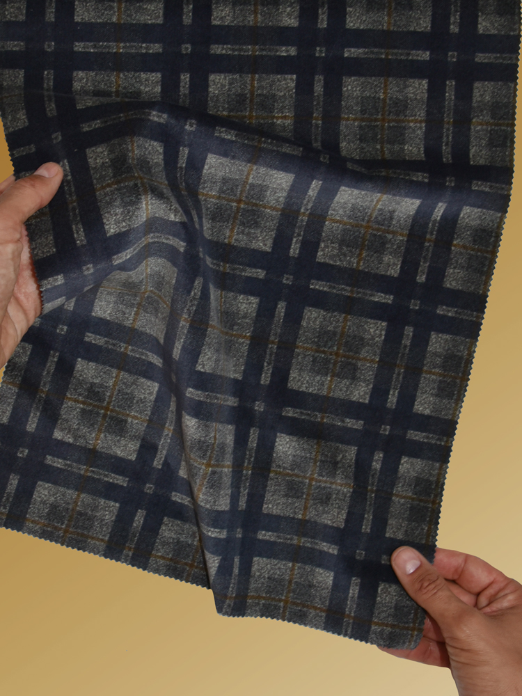 VELVET CHECK FLANEL - 424 AX6 LG